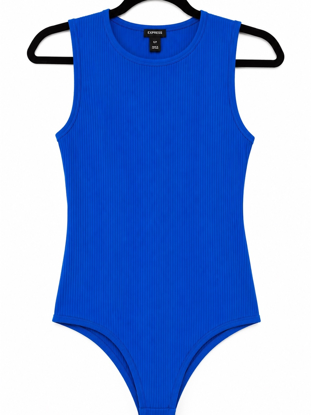 Express Kids Bright Royal Blue Ribbed Sleeveless One-Piece